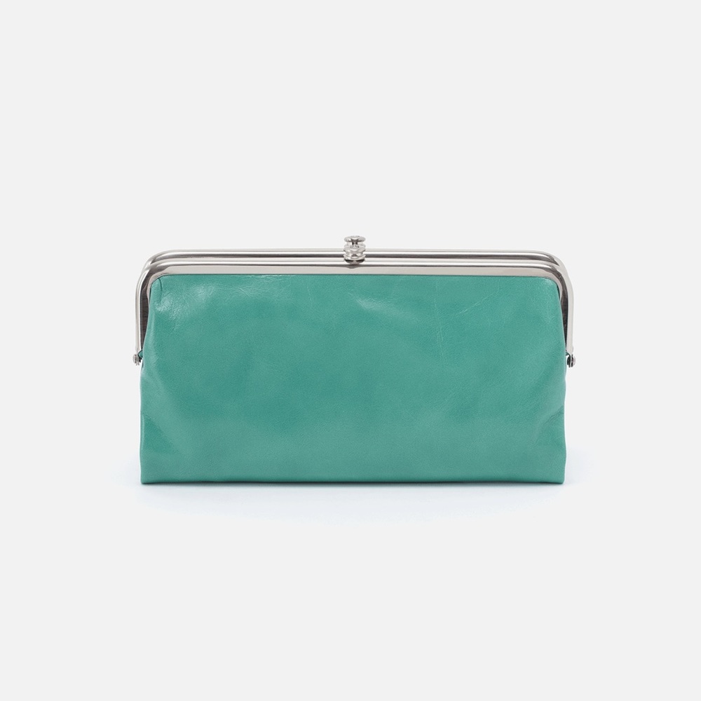 Hobo Lauren Clutch/Wallet in Turquoise